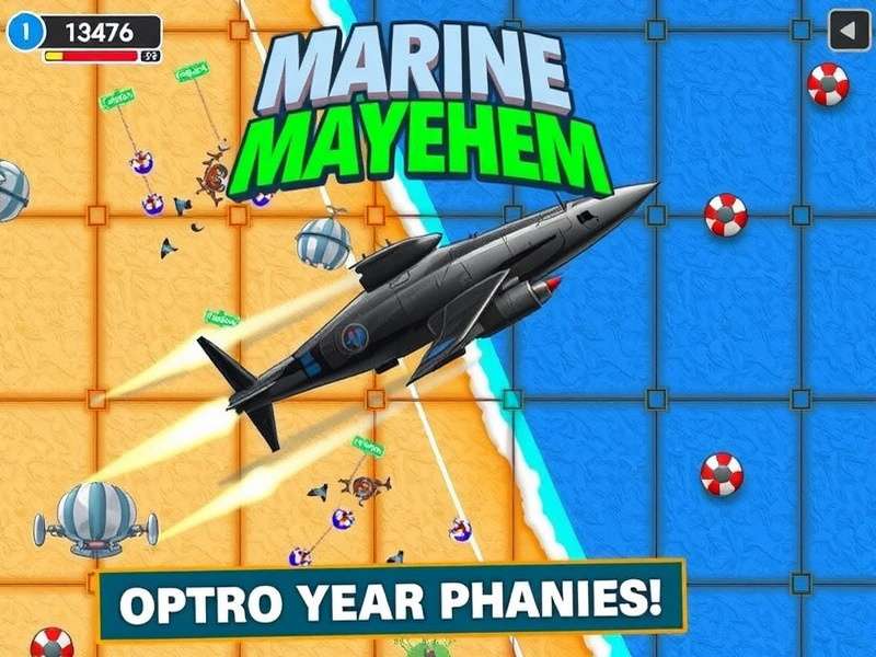 Marine Mayhem Game Screenshot